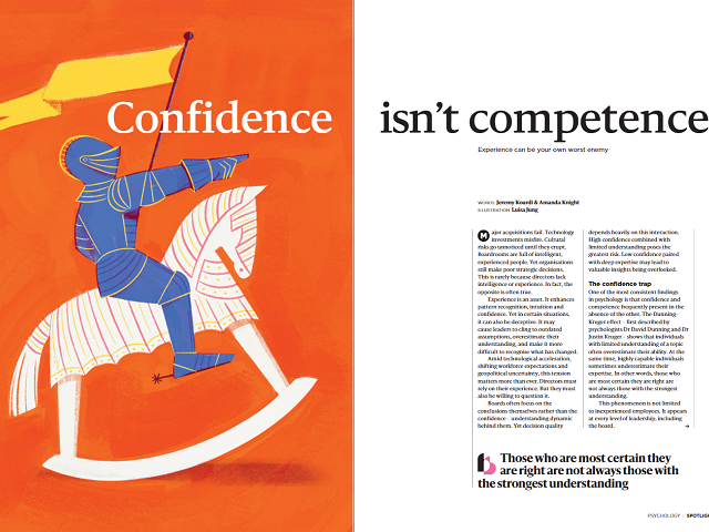 Calibrating Leadership Confidence: Why Experience Can Mislead Board Directors