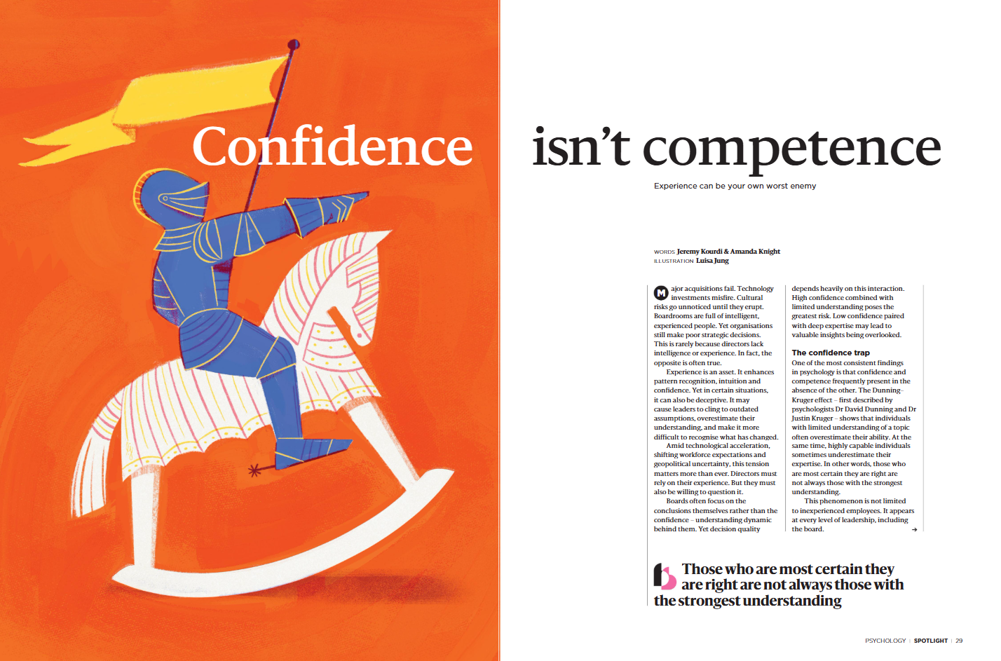 Confidence isnt competence